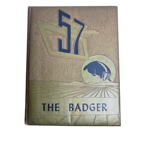 Lampasas Texas Yearbook Annual 1957 The Badger Good Condition 1950s Texas Photos